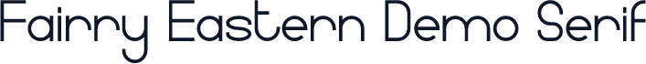 Fairry Eastern Demo Serif