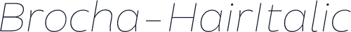 Brocha-HairItalic
