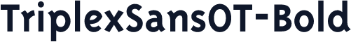 TriplexSansOT-Bold