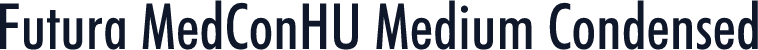 Futura MedConHU Medium Condensed