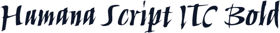 Humana Script ITC Bold