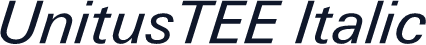UnitusTEE Italic