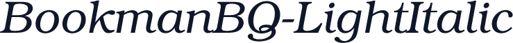 BookmanBQ-LightItalic