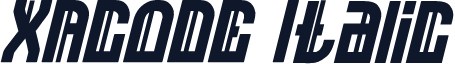 XACODE Italic