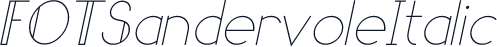 FOTSandervoleItalic