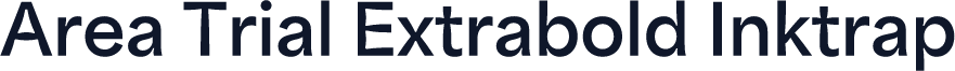 Area Trial Extrabold Inktrap