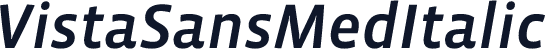 VistaSansMedItalic