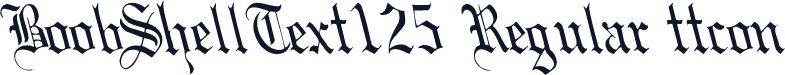 BoobShellText125 Regular ttcon