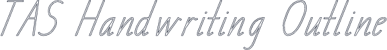 TAS Handwriting Outline