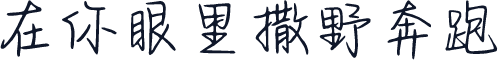 在你眼里撒野奔跑