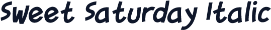 Sweet Saturday Italic