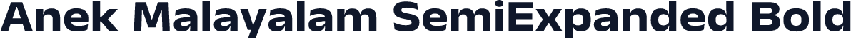Anek Malayalam SemiExpanded Bold
