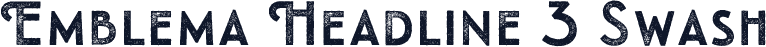 Emblema Headline 3 Swash