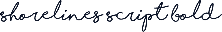 Shorelines Script Bold