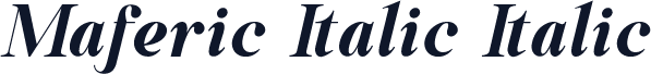 Maferic Italic Italic