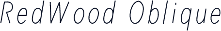 RedWood Oblique