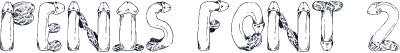 PENIS FONT 2
