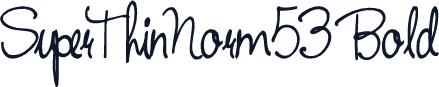SuperThinNorm53 Bold