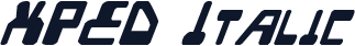 XPED Italic