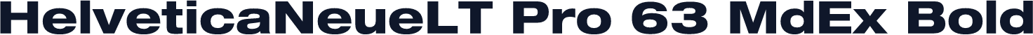 HelveticaNeueLT Pro 63 MdEx Bold