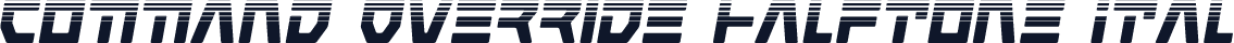 Command Override Halftone Ital