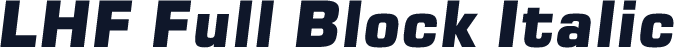 LHF Full Block Italic