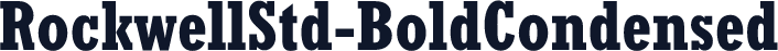 RockwellStd-BoldCondensed