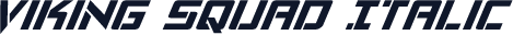 Viking Squad Italic