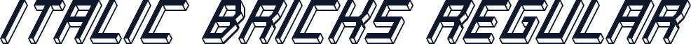Italic Bricks Regular