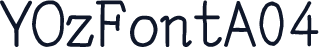 YOzFontA04