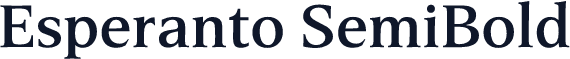 Esperanto SemiBold