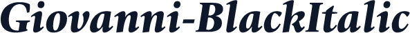 Giovanni-BlackItalic