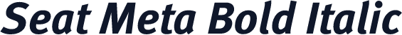 Seat Meta Bold Italic