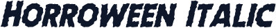 Horroween Italic