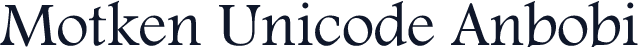 Motken Unicode Anbobi