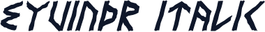 Eyvindr Italic