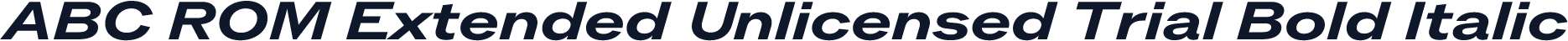 ABC ROM Extended Unlicensed Trial Bold Italic
