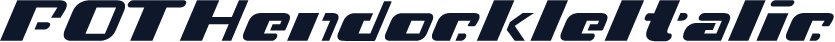 FOTHendockleItalic