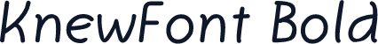 KnewFont Bold