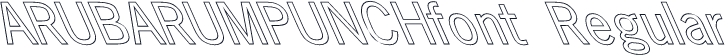 ARUBARUMPUNCHfont Regular