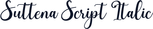 Suttena Script Italic