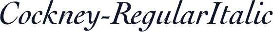 Cockney-RegularItalic