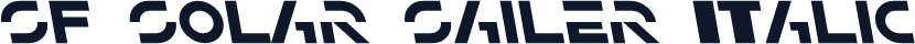 SF Solar Sailer Italic
