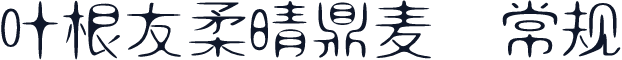 叶根友柔晴鼎麦 常规