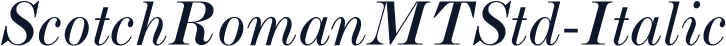 ScotchRomanMTStd-Italic