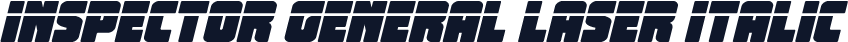 Inspector General Laser Italic