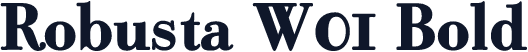 Robusta W01 Bold