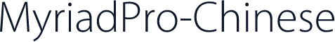 MyriadPro-Chinese