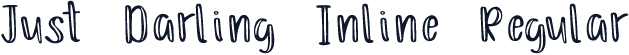Just Darling Inline Regular
