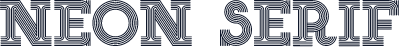 NEON SERIF